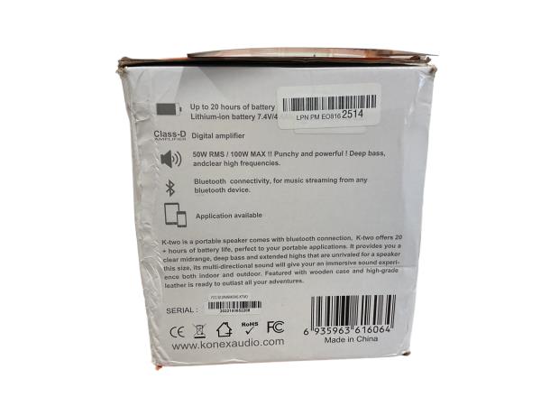 Konex K-two Ultra Portable Bluetooth Speaker - NEW