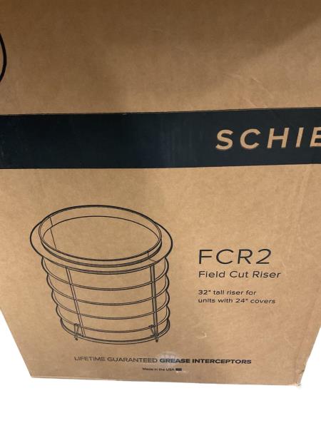 SCHIER FCR2 Field Cut Riser 32" Tall Riser for Units with 24" Covers - NEW