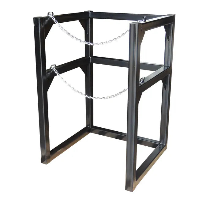 JUSTRITE CRYOGENIC GAS CYLINDER BARRICADE RACK SINGLE -NEW