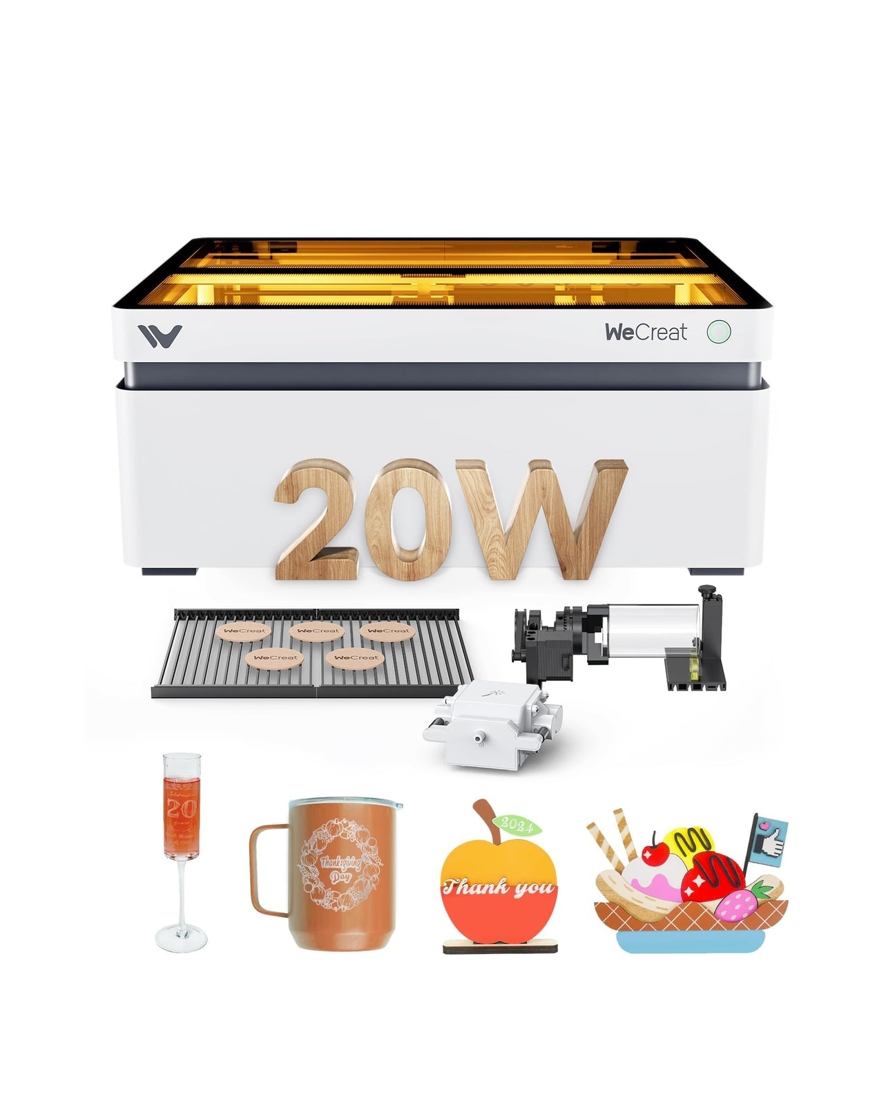 WECRETE VISION LASER ENGRAVING CUTTING 20W LC2320 - NEW