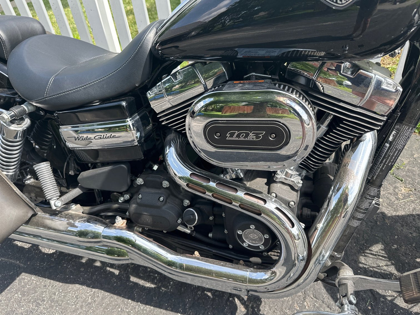 2016 HARLEY-DAVIDSON DYNA WIDE GLID FXDWG MOTORCYCLE, CUSTOM CRUISER -PREOWNED