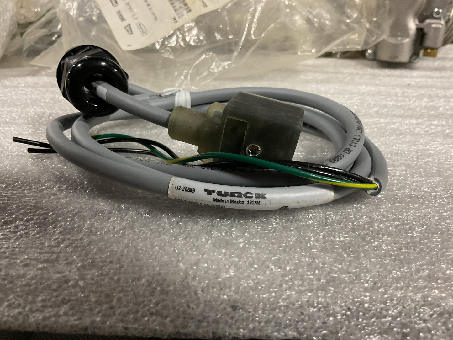 TURCK SENSOR CORDSET VAS 3XA653-1.5M/53231 U2-25889 - NOS