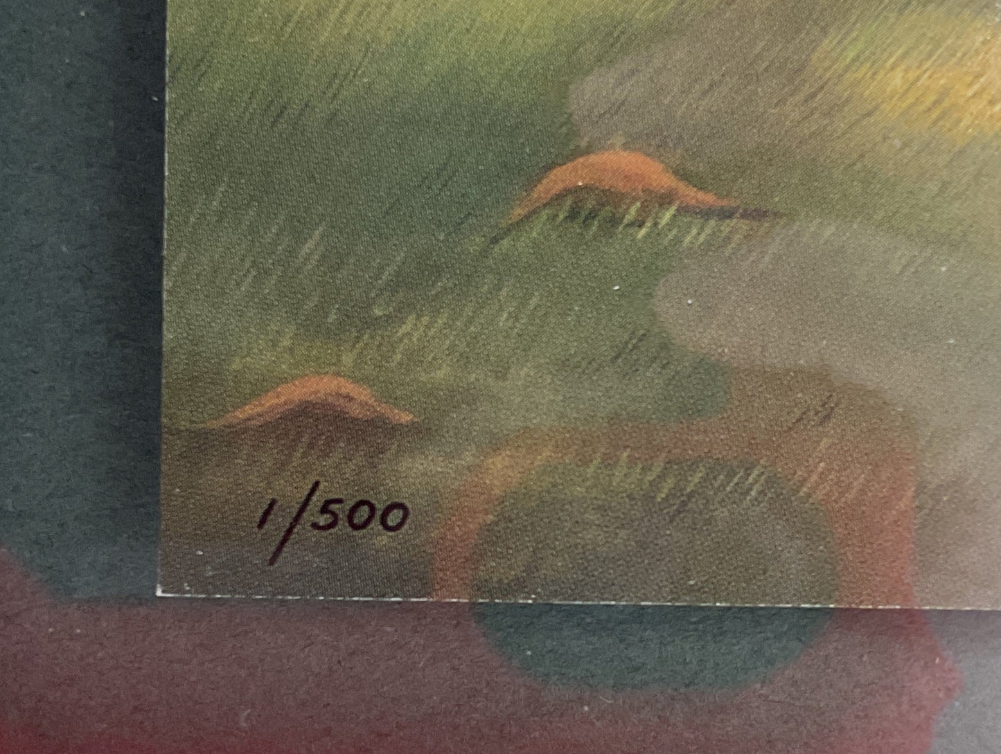 DISNEY LADY AND THE TRAMP FIRST FLIRTATION LITHOGRAPH 1/500 FRAMED - PREOWNED