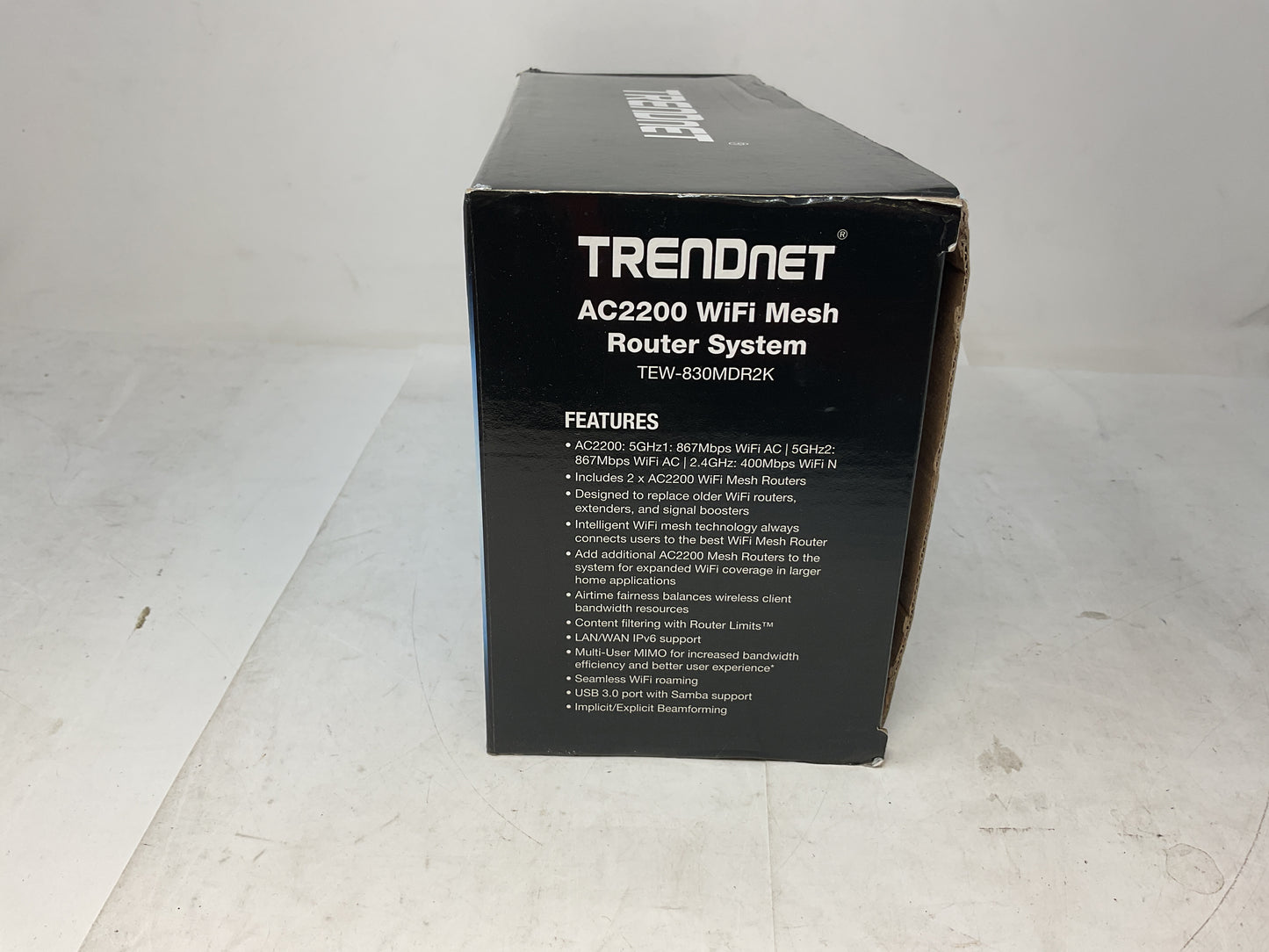 TRENDNET AC2200 WIFI MESH ROUTER SYSTEM TEW-830MDR2K - NOS
