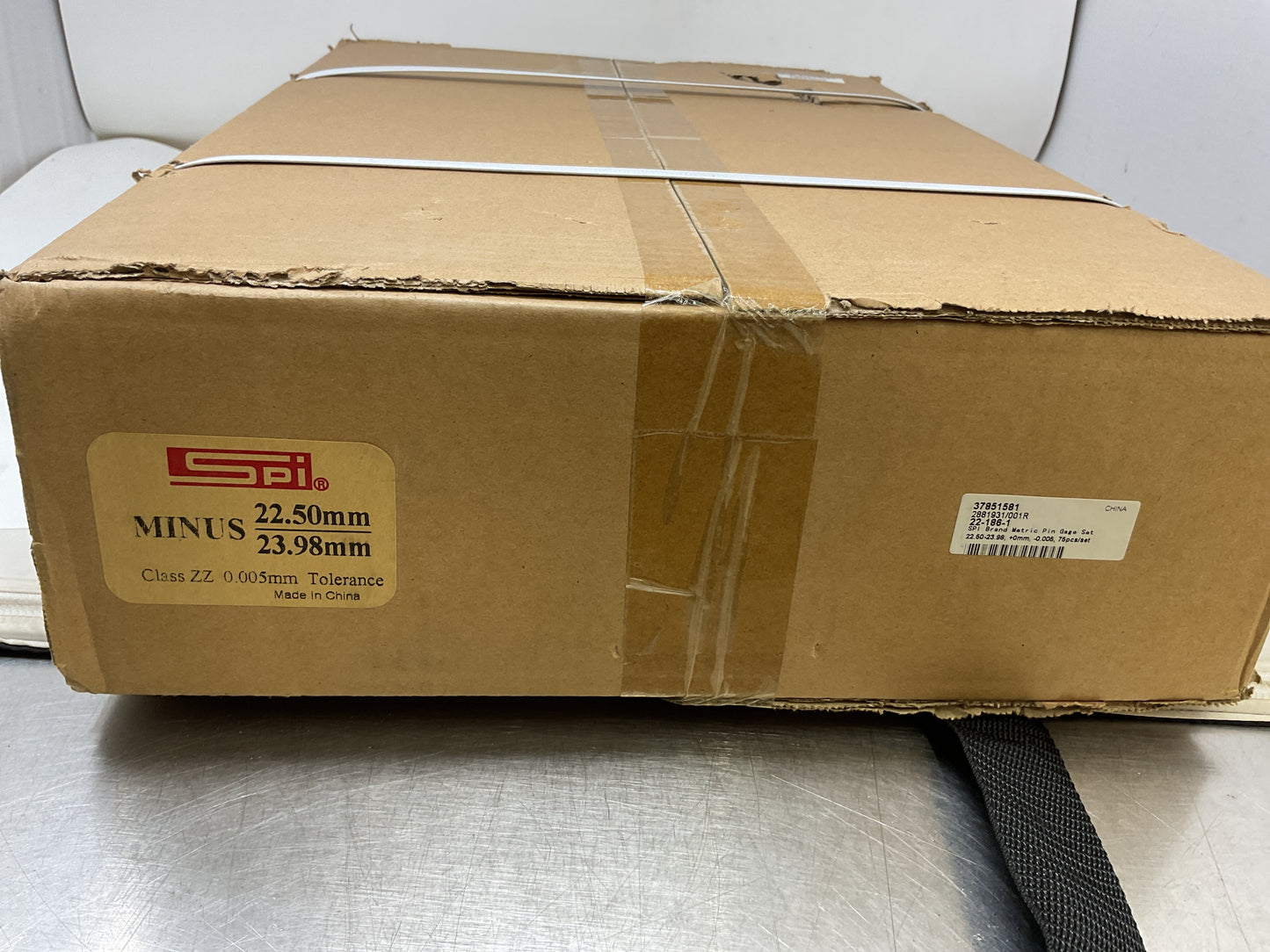 SPI MET PIN GAGE SET 75 PC 22..5-23.98MM MINUS- 22-186-1 - NEW