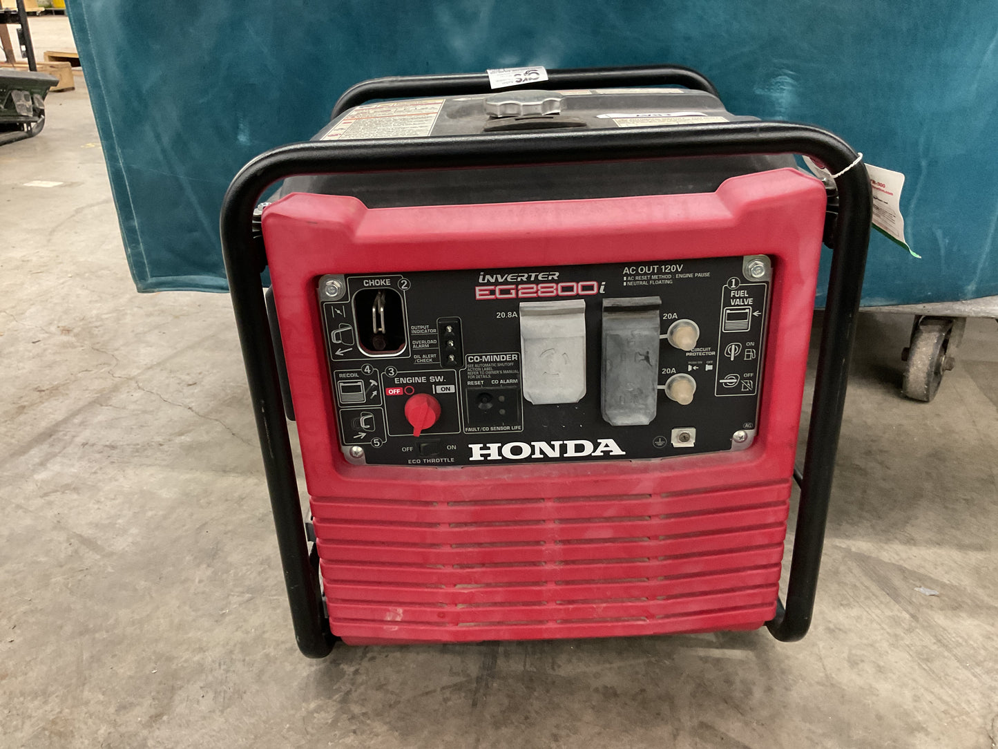 HONDA EG2800I 120V 2800W PORTABLE INVERTER GENERATOR GAS - PREOWNED