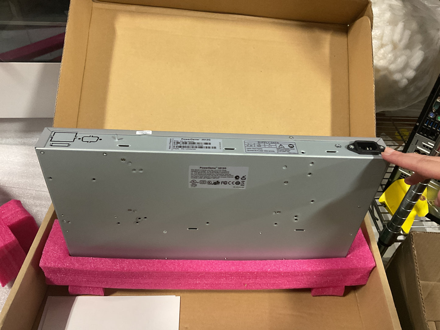 POWERDSIGN MICROSEMI NETWORK SWITCH 3512G - PREOWNED