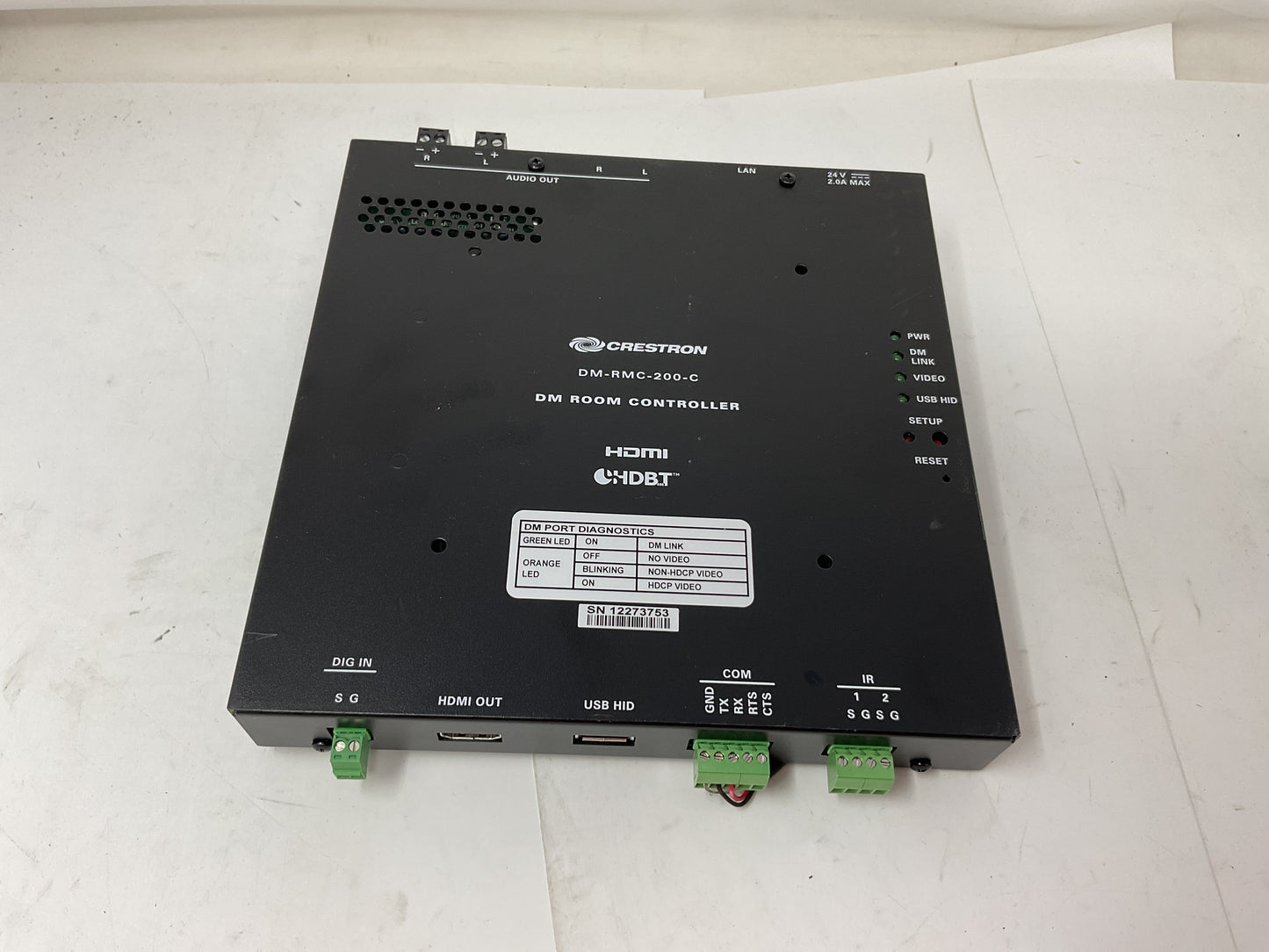 CRESTON DM ROOM CONTROLLER DM-RMC-200-C - PREOWNED