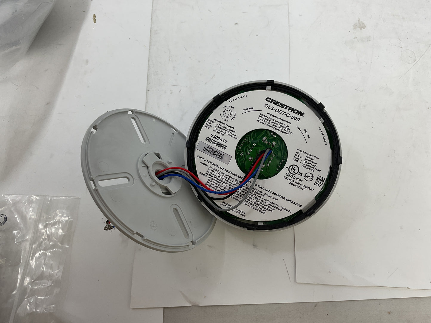 CRESTON ROOM OCCUPANCY MOTION SENSOR GLS-ODT-C-500 3PK - PREOWNED