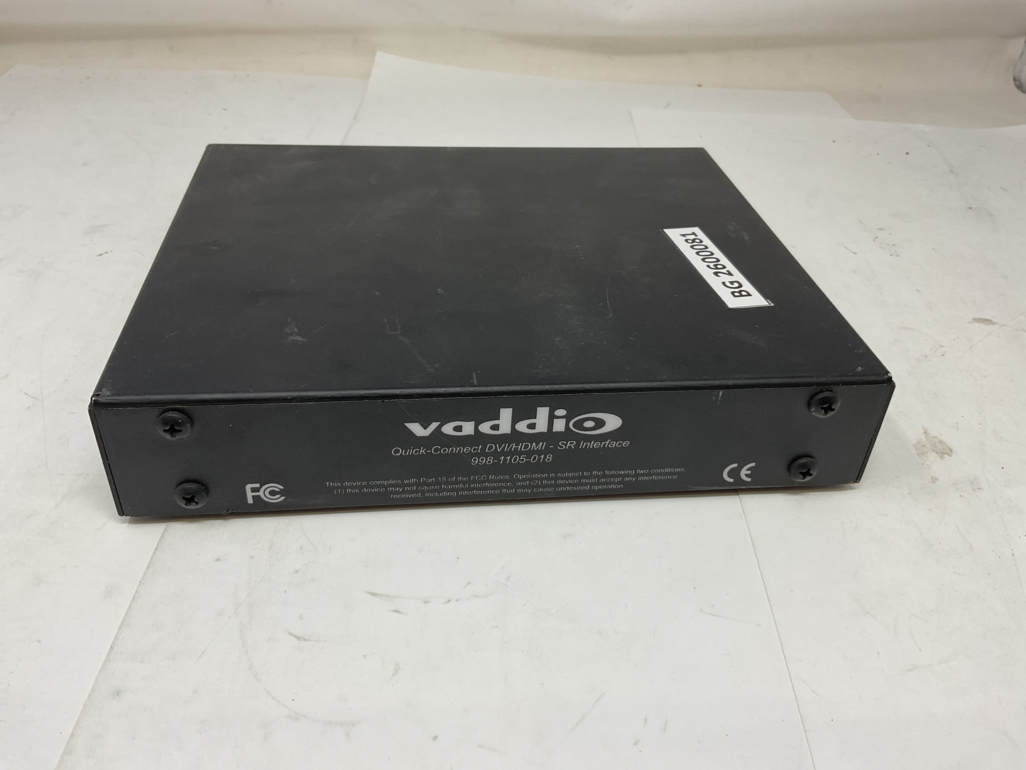 VADDIO QUICK CONNECT DVI/HDMI SR INTERFACE 998-1105-018 -PREOWNED
