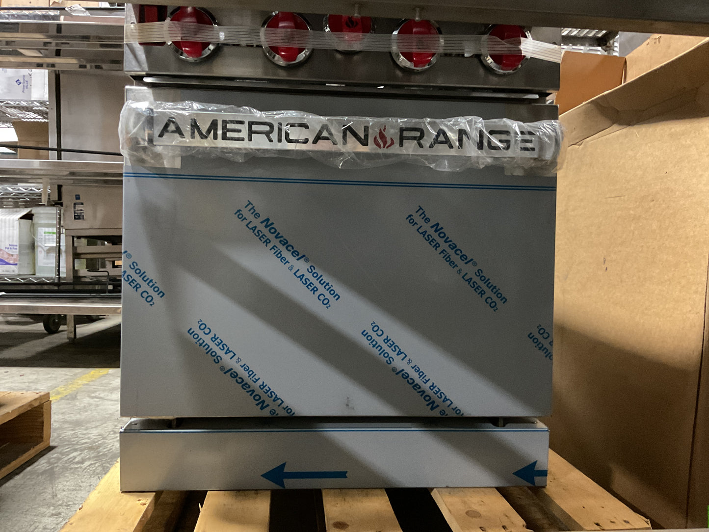 AMERICAN RANGE 24” HEAVY DUTY RANGE 4 BURNER AR-4-NV NAT GAS -NEW