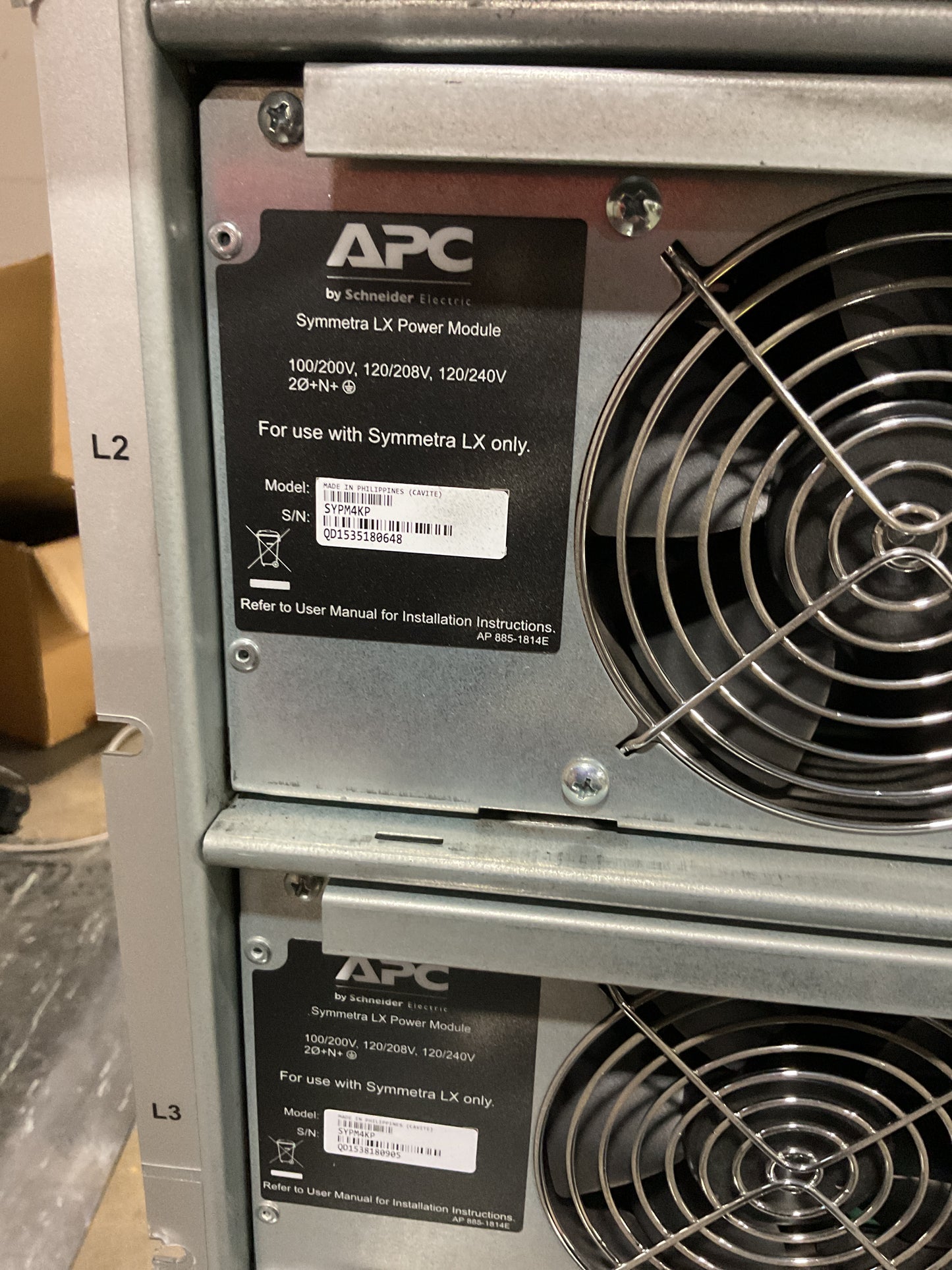 APC SYMMETRA LX 16KVA UPS SYAF16KRMT - PREOWNED