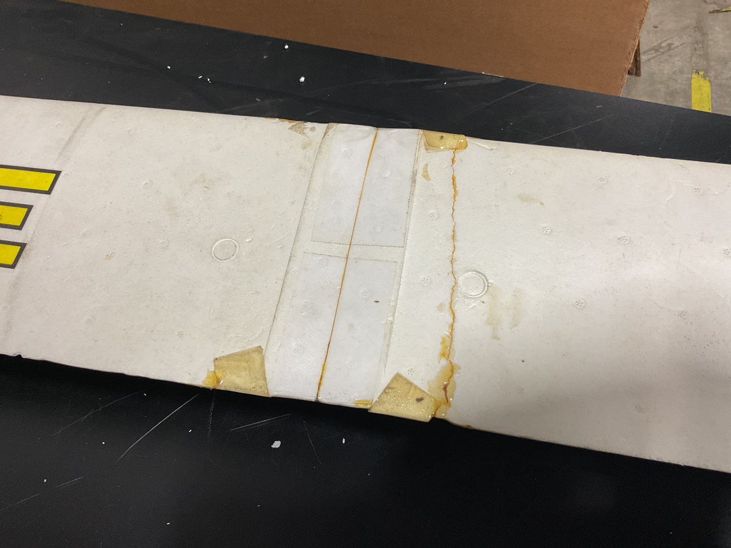 COX R/C "BEE" MODEL PLANE FOAM - FOR PARTS/REPAIR