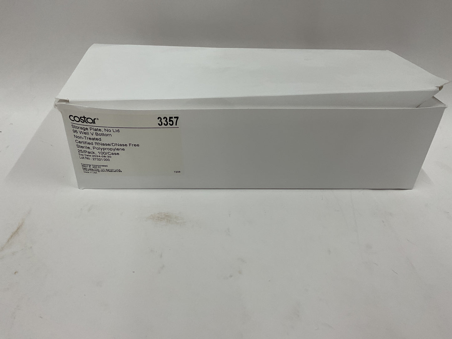 COSTAR STORAGE PLATE NO LID 96 WELL 3357