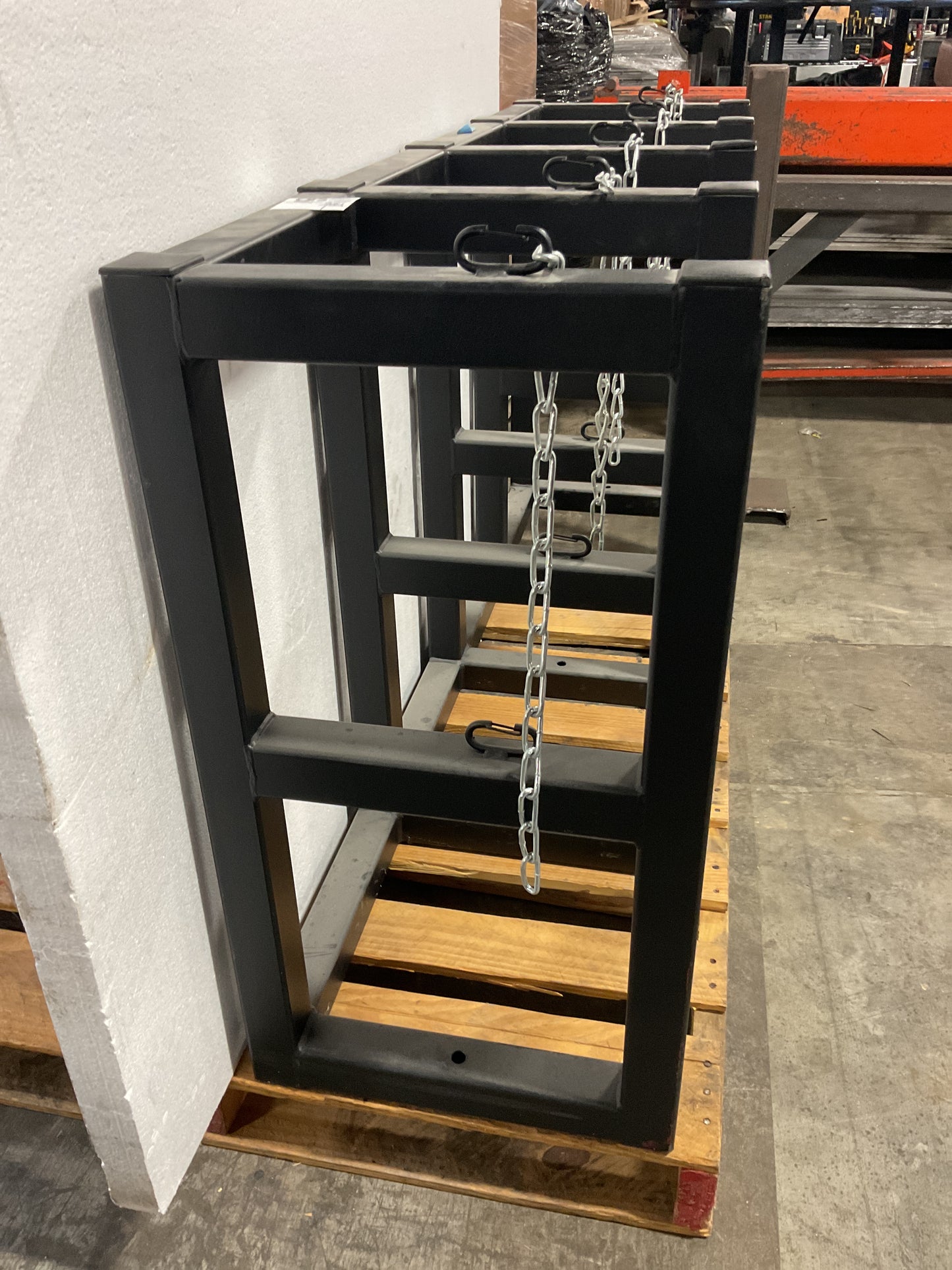 JUSTRITE CRYOGENIC GAS CYLINDER BARRICADE RACK 4 RACK -NEW