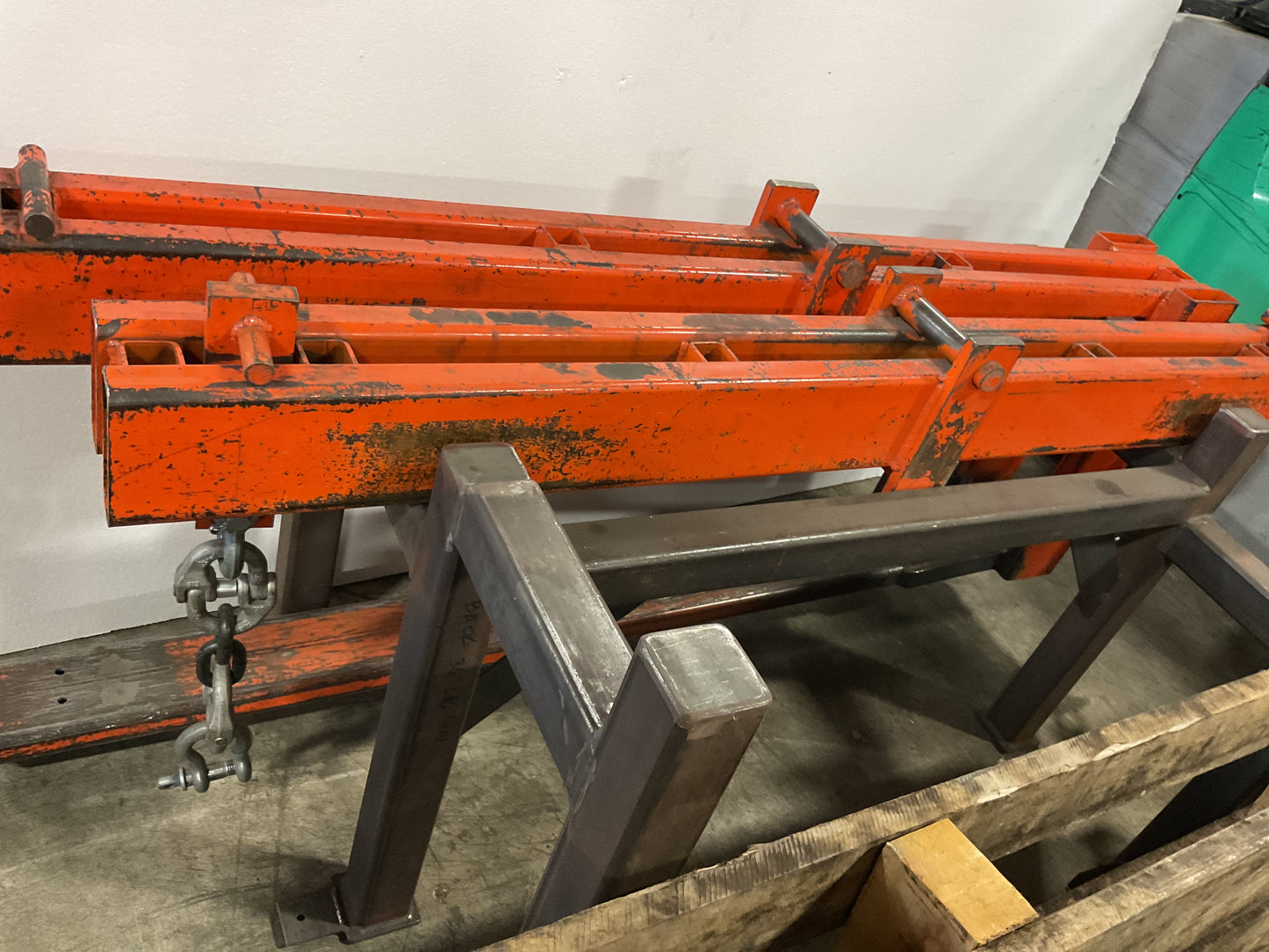 DEMAG OVERHEAD COIL + SHEET LIFTING CRANE W/CUSTOM STAND - PREOWNED