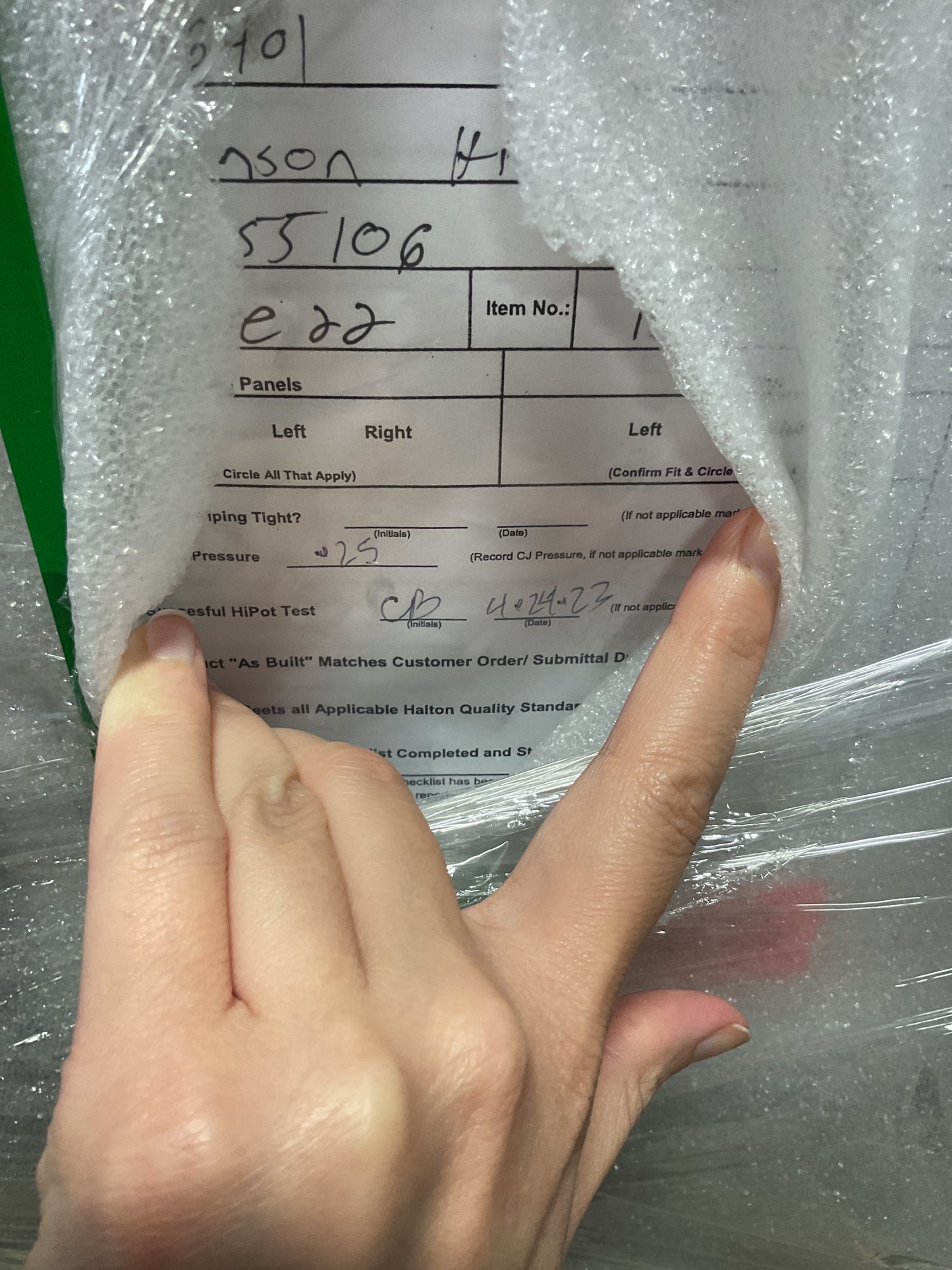 HALTON COMMERCIAL KITCHEN EXHAUST HOOD CAPTURE JET KVE-22 15B - NEW