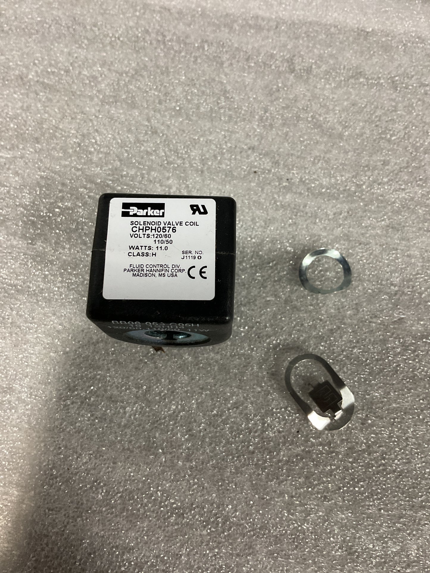 PARKER HOBART SOLENOID VALVE COIL CHPH0576 00-892038 - NOS