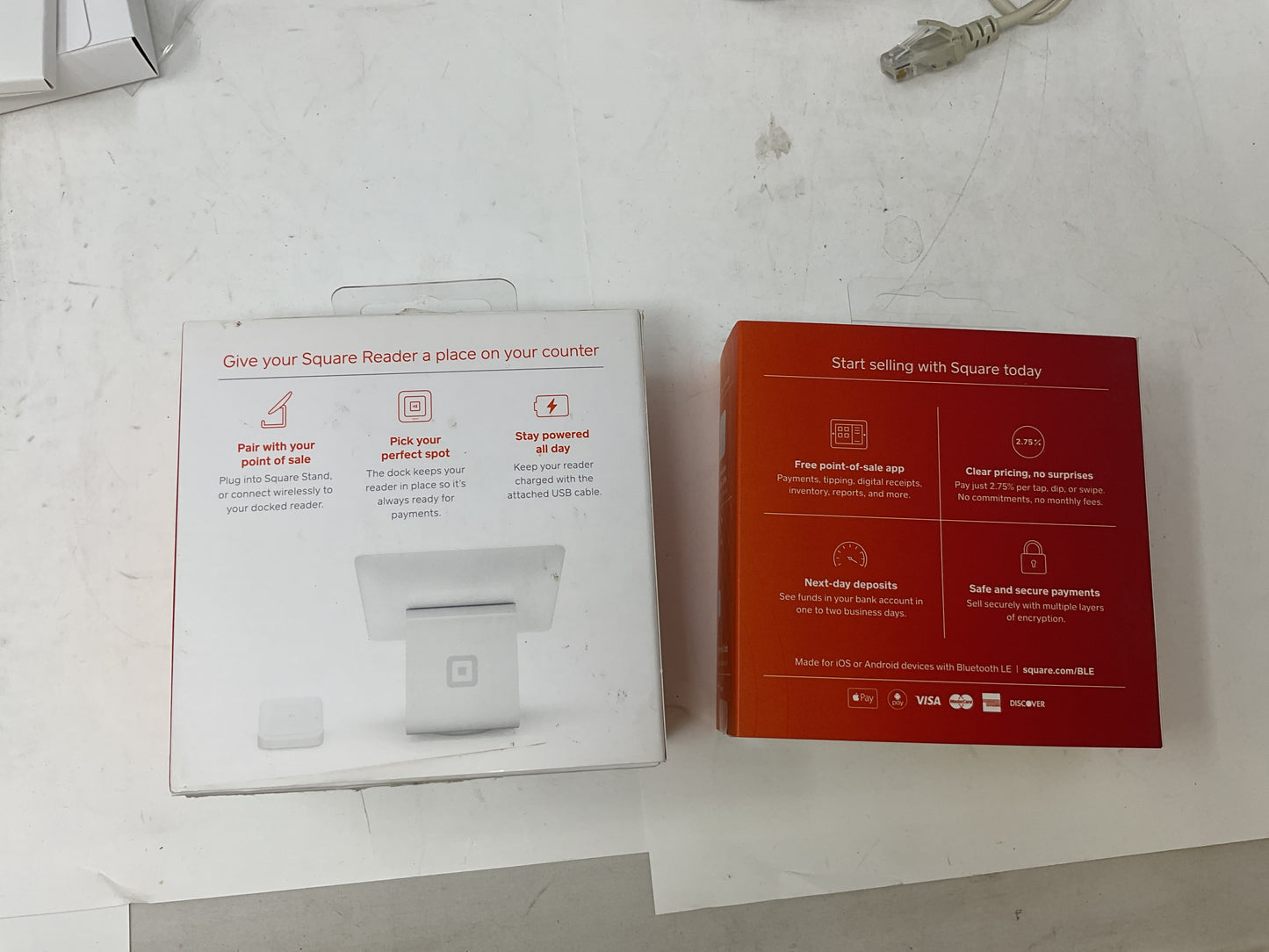 SQUARE CC READER, DOCK, STAND- PREOWNED