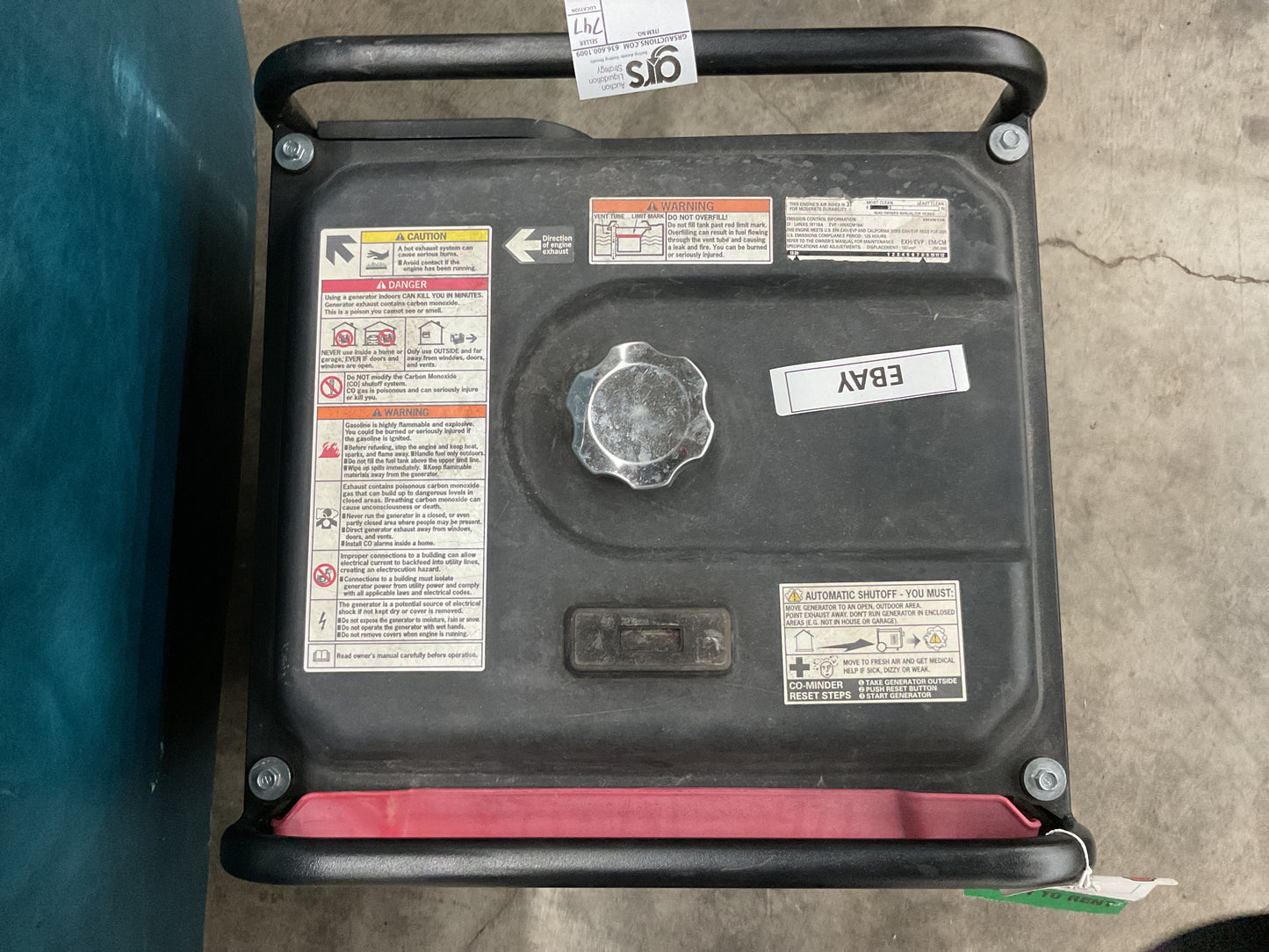 HONDA EG2800I 120V 2800W PORTABLE INVERTER GENERATOR GAS - PREOWNED