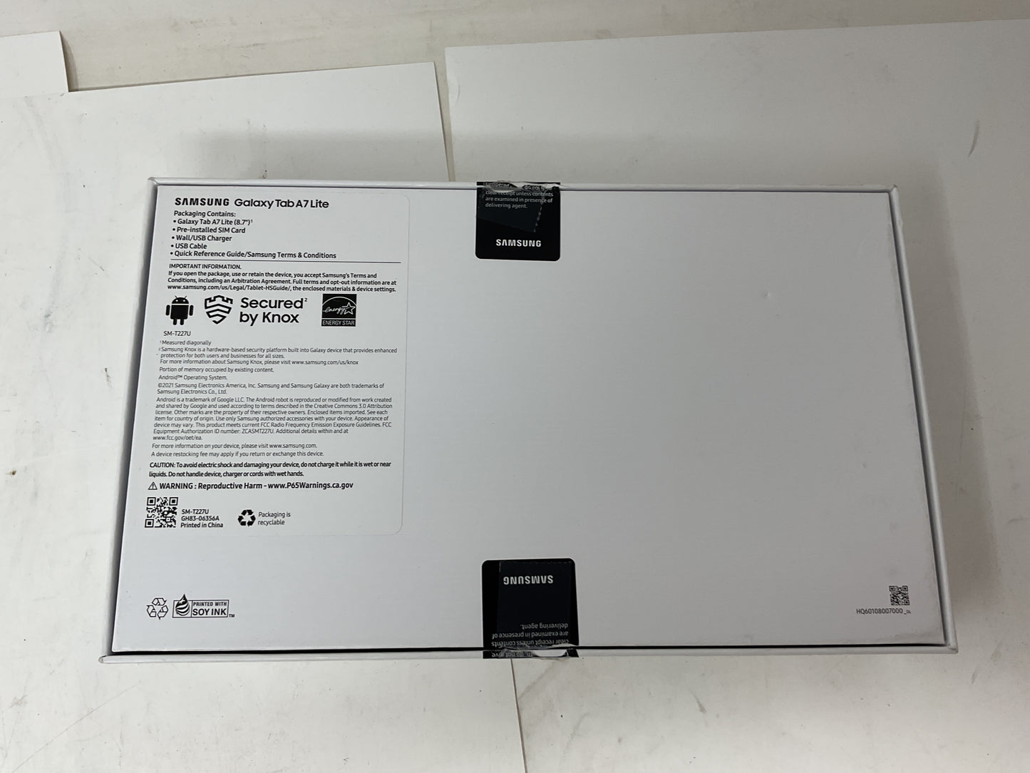 SAMSUNG GALAXY TAB A7 LITE SMT227UZAA 32GB GRAY 8.7" - NEW OPEN BOX