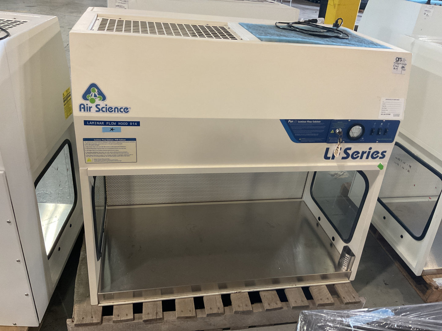 AIR SCIENCE LF SERIES LAMINAR FLOW HOOD HLF-48 #14 -PREOWNED