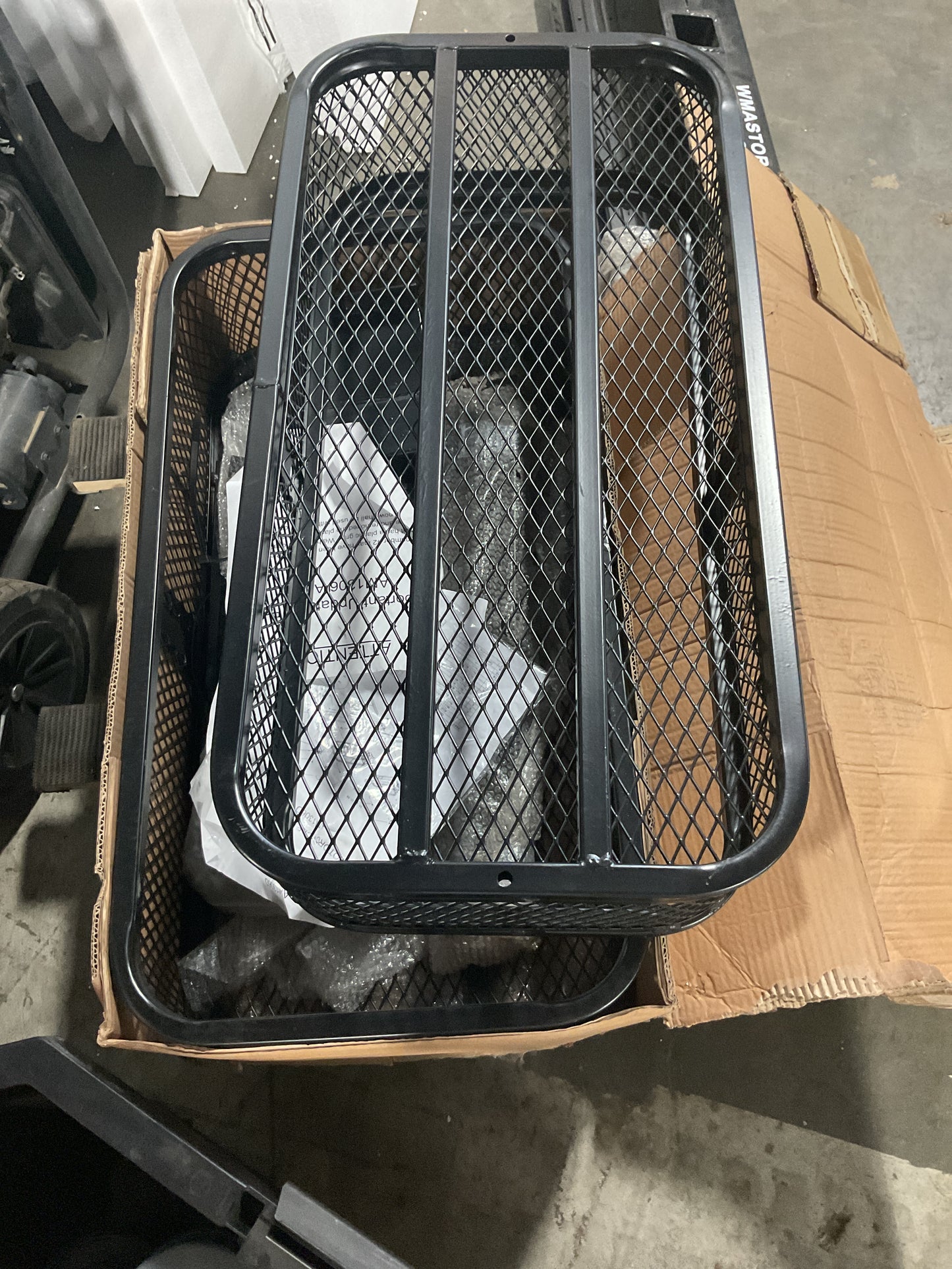 Dirt Bike Motorcycle Tow Hitch Carrier Rack Hauler W/Cargo Storage