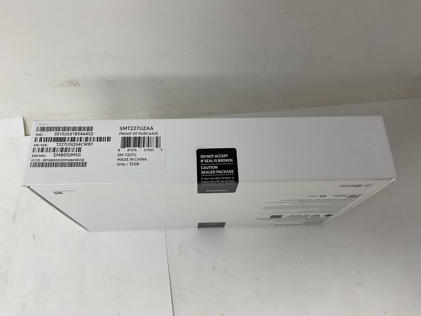 SAMSUNG GALAXY TAB A7 LITE SMT227UZAA 32GB GRAY 8.7" - NEW