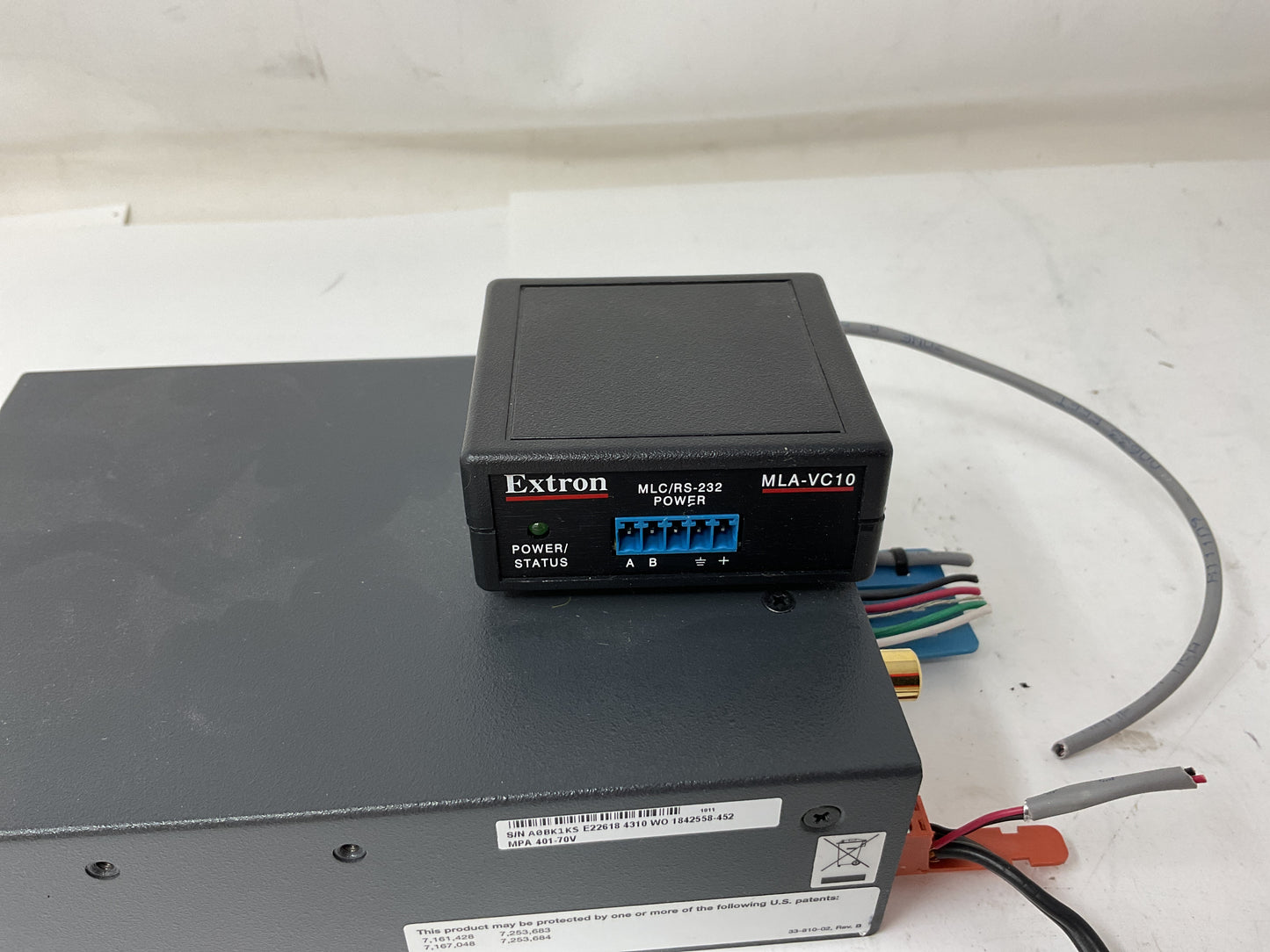 EXTRON MINI POWER AMPLIFIER MPA401 W/MLA-VC10 POWER - PREOWNED