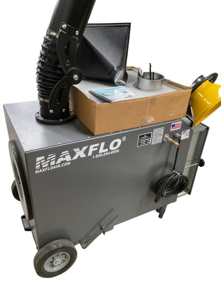 MAXFLO® Fume Arms and Filter - Industrial Exhaust Solution with No Internal Adjustment and Self-Locking Joints