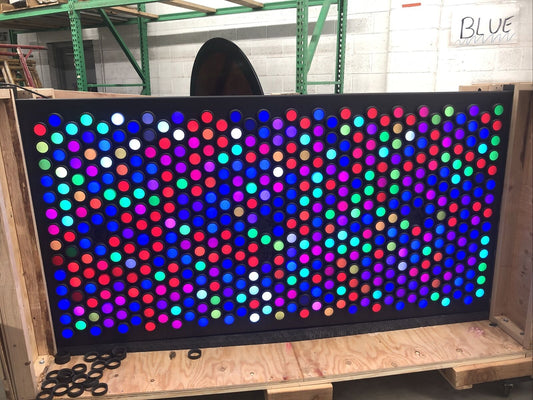 EVERBRIGHT WORLD'S LARGEST KIDS INTERACTIVE LIGHTBRIGHT WALL LITEBRITE -PREOWNED