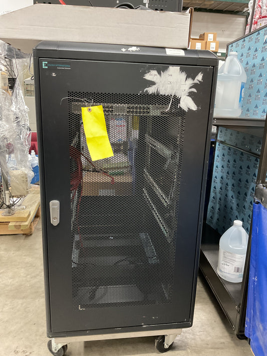 COLFAX INTERNATIONAL SERVER RACK CABINET 22U - PREOWNED