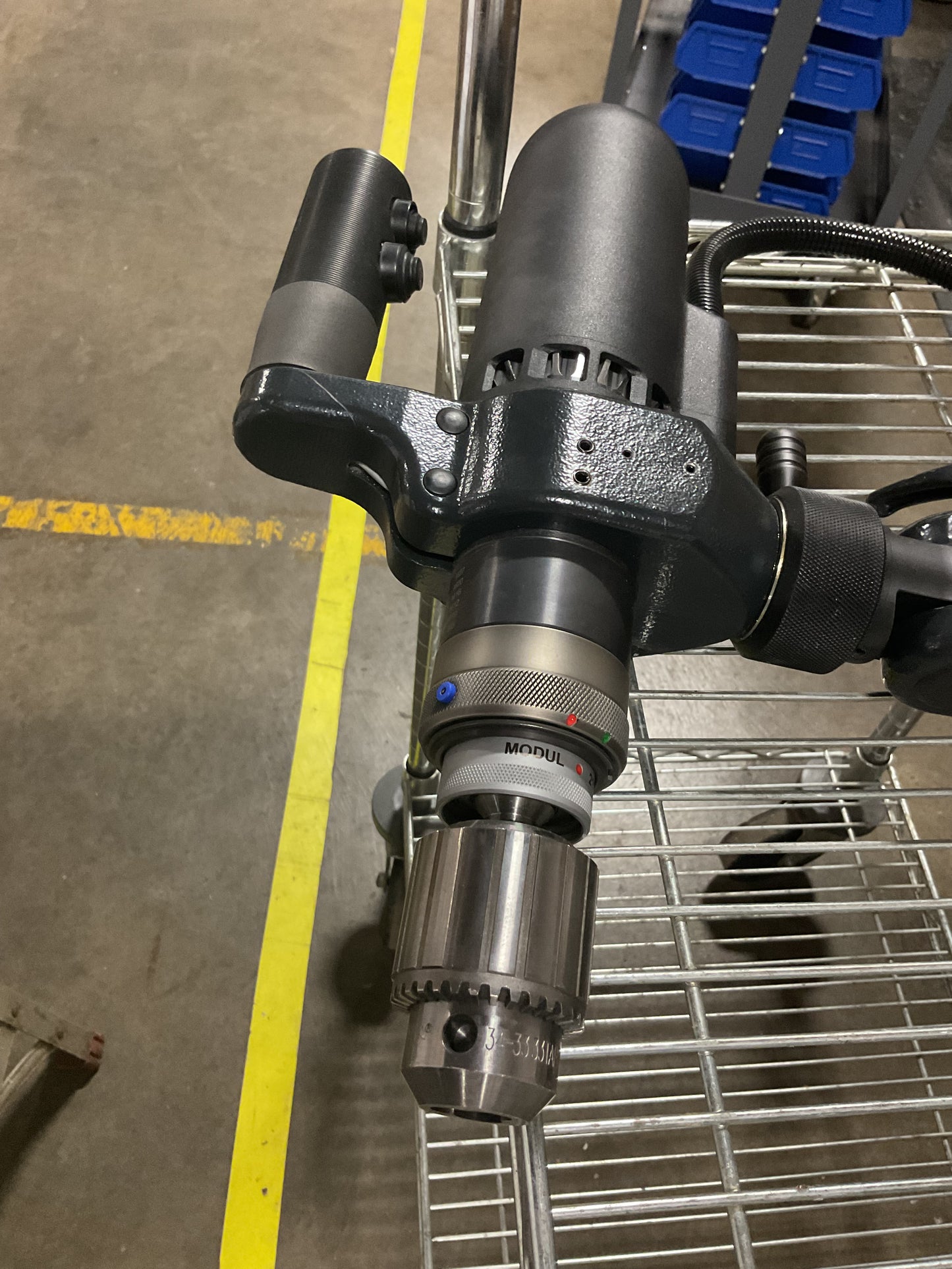 ROSCAMAT TIGER ELECTRIC TAPPING ARM MACHINE W/CHUCKS - PREOWNED