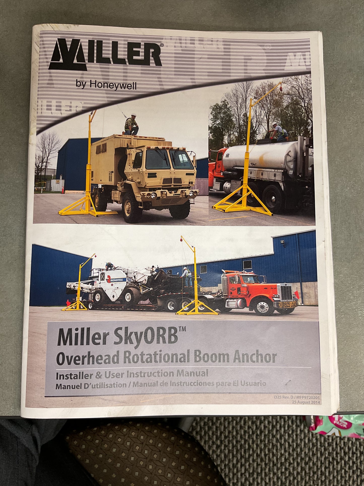 MILLER SKYORB OVERHEAD ROTATIONAL BOOM ANCHOR - NEW