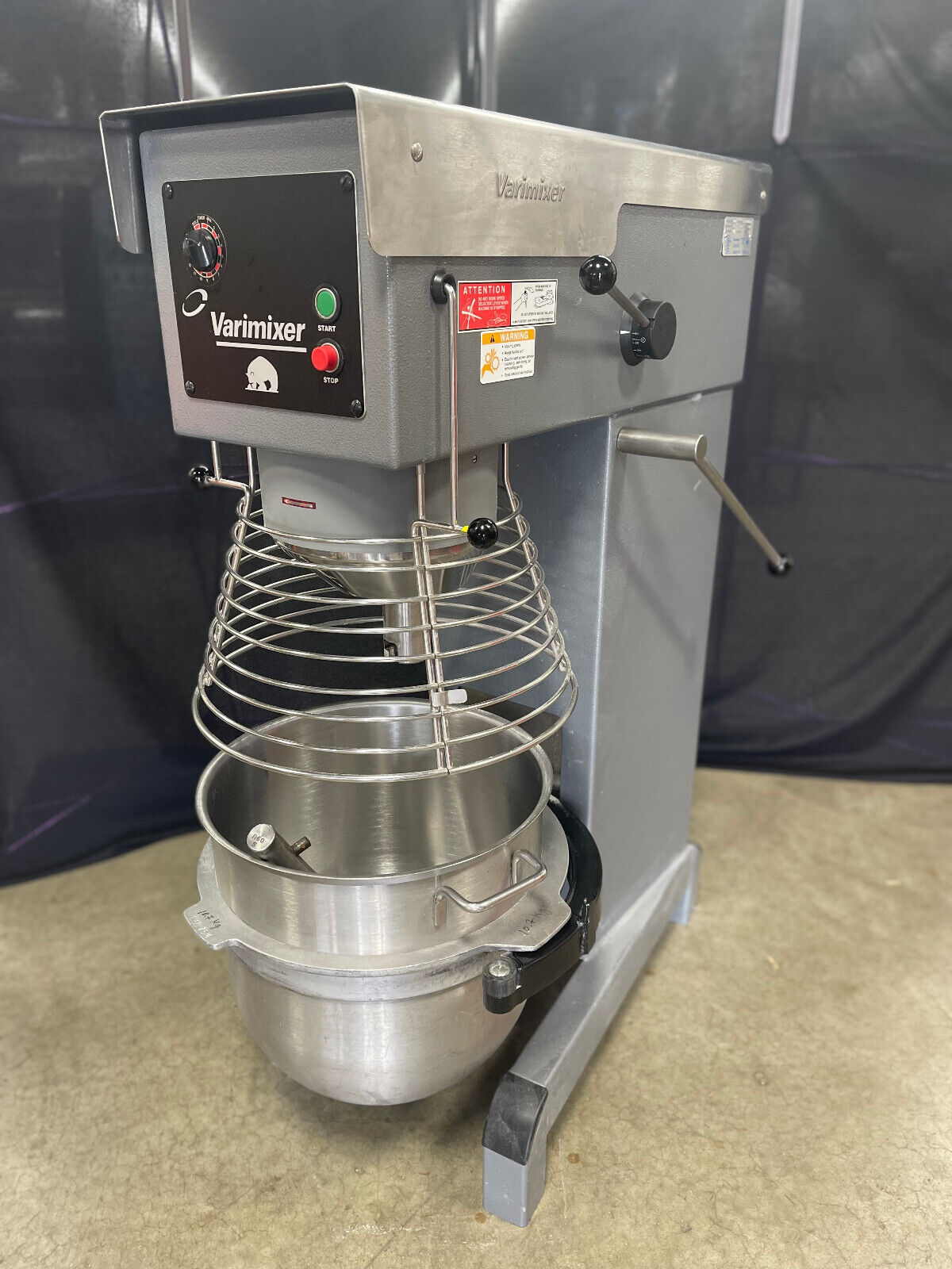 VARIMIXER COMMERCIAL FOOD MIXER W60 3HP 1PH - PREOWNED