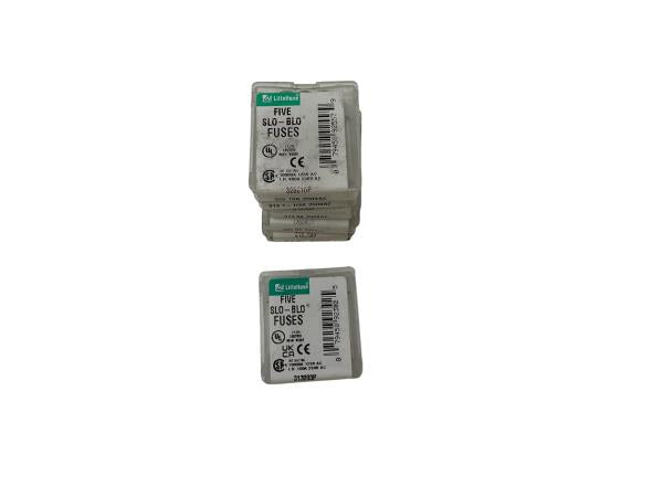 LITTELFUSE FIVE SLO-BLO FUSES 313003P - 250VAC 6PK - NEW