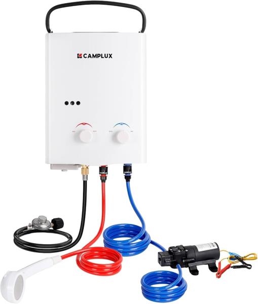 CAMPLUX AY132P43 5L TANKLESS GAS WATER HEATER - NEW