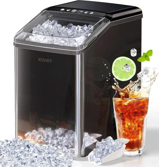 KOVIET IM01 ICE MAKER - SOFT CRUNCHY NUGGET ICE CUBES 2.5 LBS CAPACITY -NEW