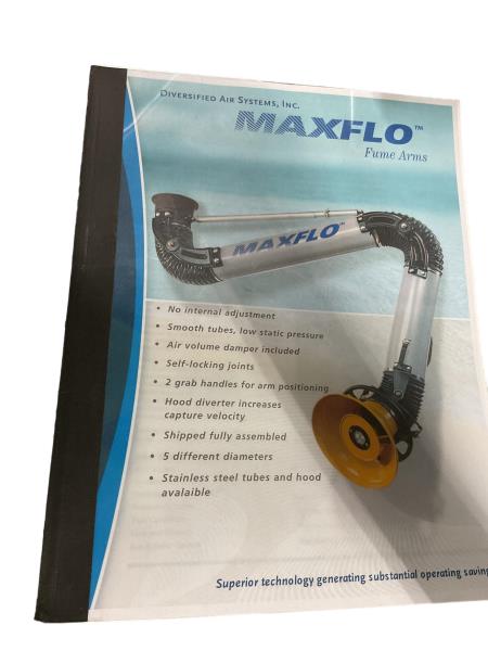 MAXFLO® Fume Arms and Filter - Industrial Exhaust Solution with No Internal Adjustment and Self-Locking Joints