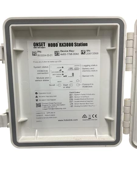 Onset HOBO RX3000 Weather Station w/ Solar Panel, Data Logging - NEW