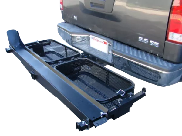Dirt Bike Motorcycle Tow Hitch Carrier Rack Hauler W/Cargo Storage