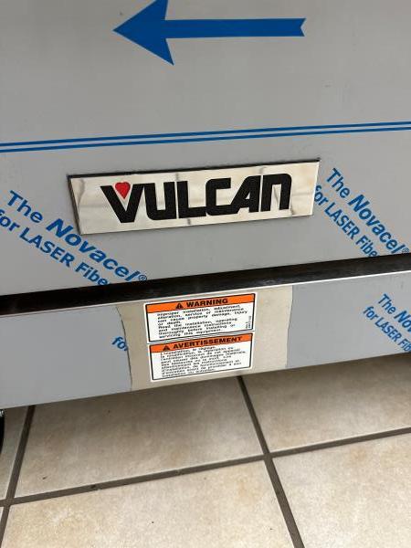 Vulcan NEW 36CF-6BN Large Commercial Gas Stove with Oven, 6 Open Top Burners and Cast Iron Grates