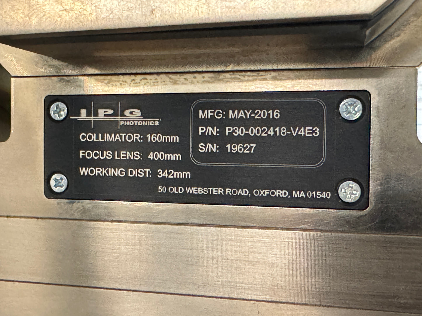 ABB LASER WELDING ROBOT SYSTEM IRB-6600-M-2004 + IPG LASER YLS-15000 -