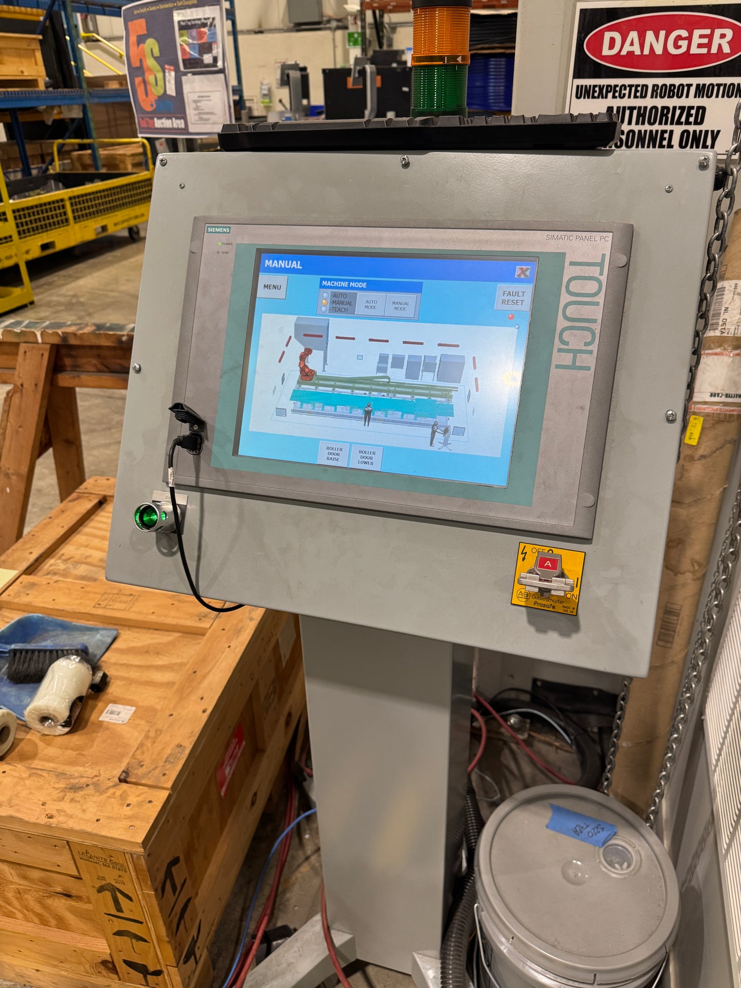 ABB LASER WELDING ROBOT SYSTEM IRB-6600-M-2004 + IPG LASER YLS-15000 -