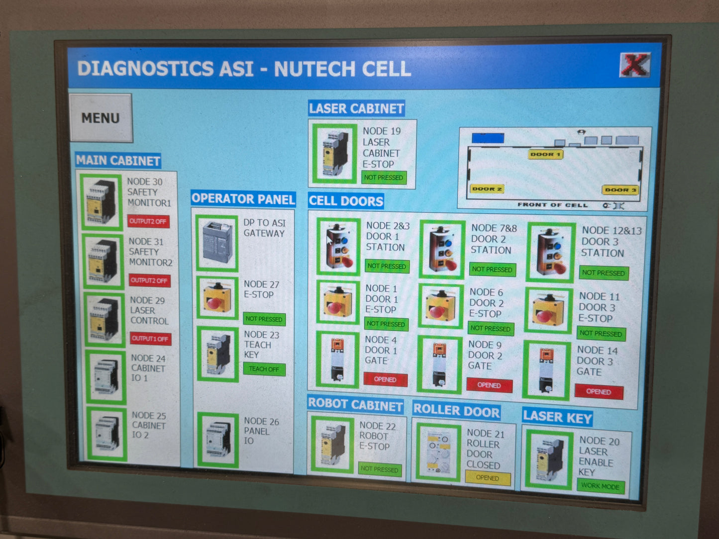 ABB LASER WELDING ROBOT SYSTEM IRB-6600-M-2004 + IPG LASER YLS-15000 -