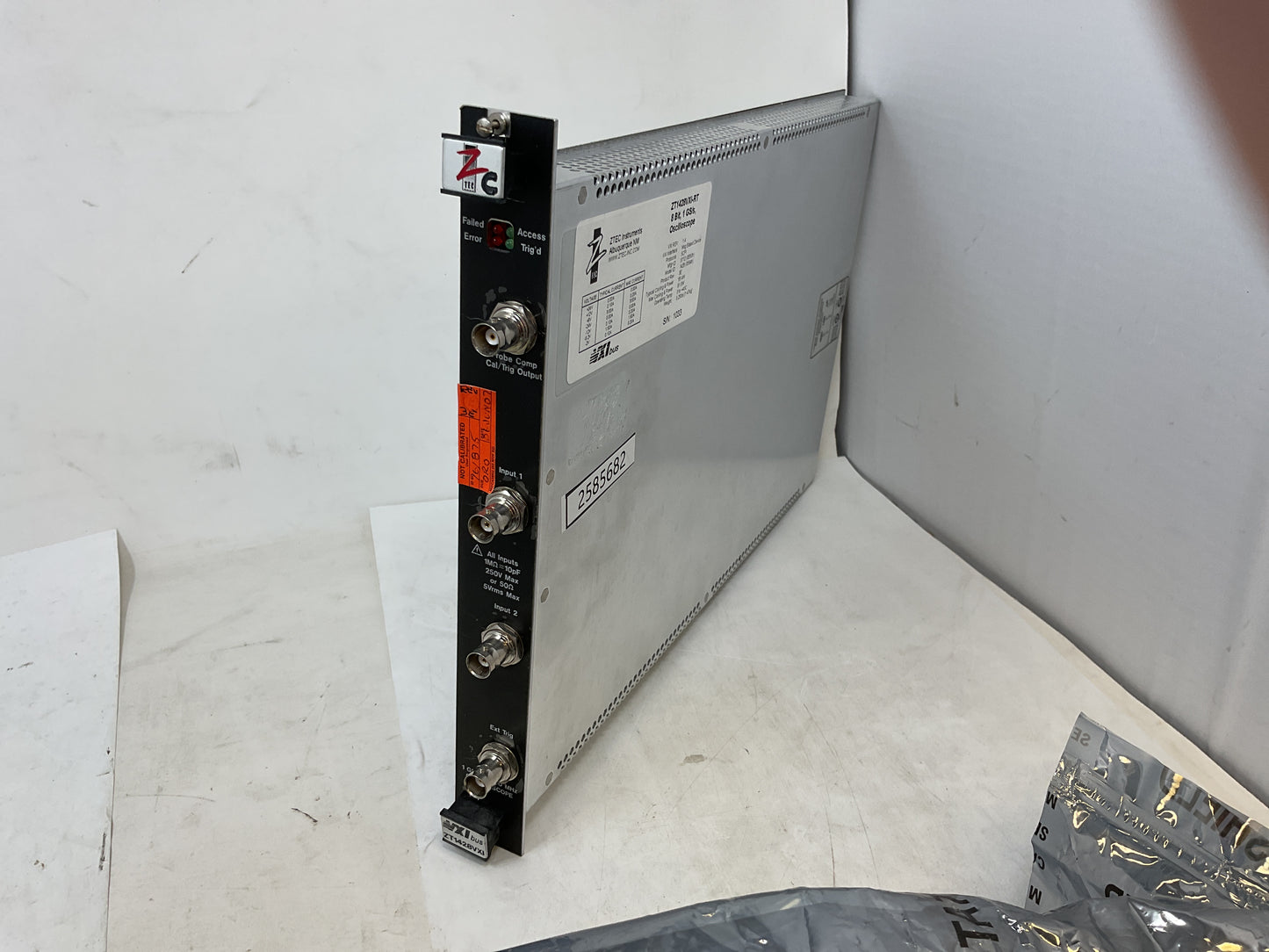 ZTEC INSTRUMENTS OSCILLOSCOPE ZT1428VXI-RT - PREOWNED