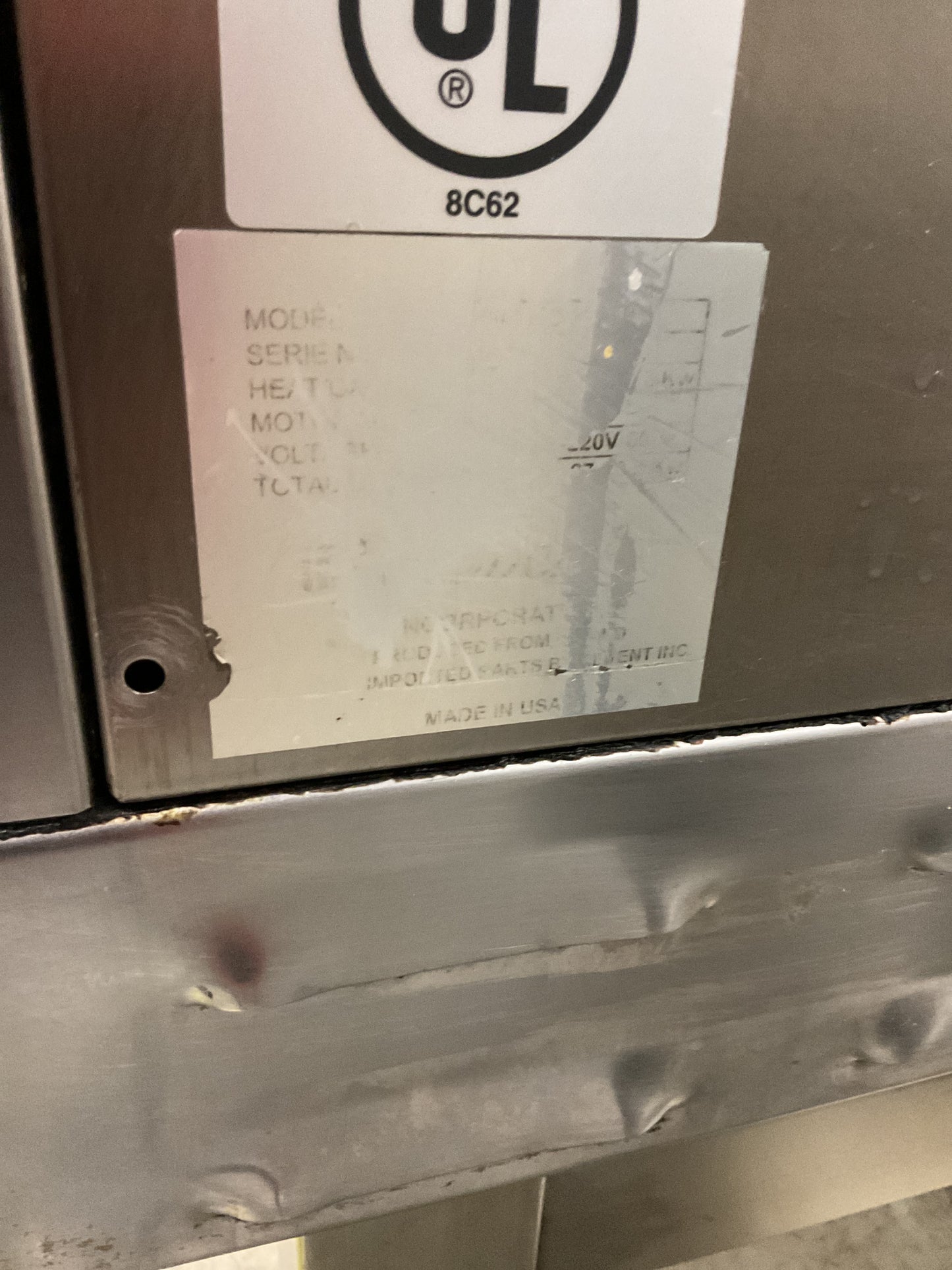 REVENT OVEN 3 DECK 3 PAN ELECTRIC COMMERCIAL OVEN W/STEAM - PREOWNED