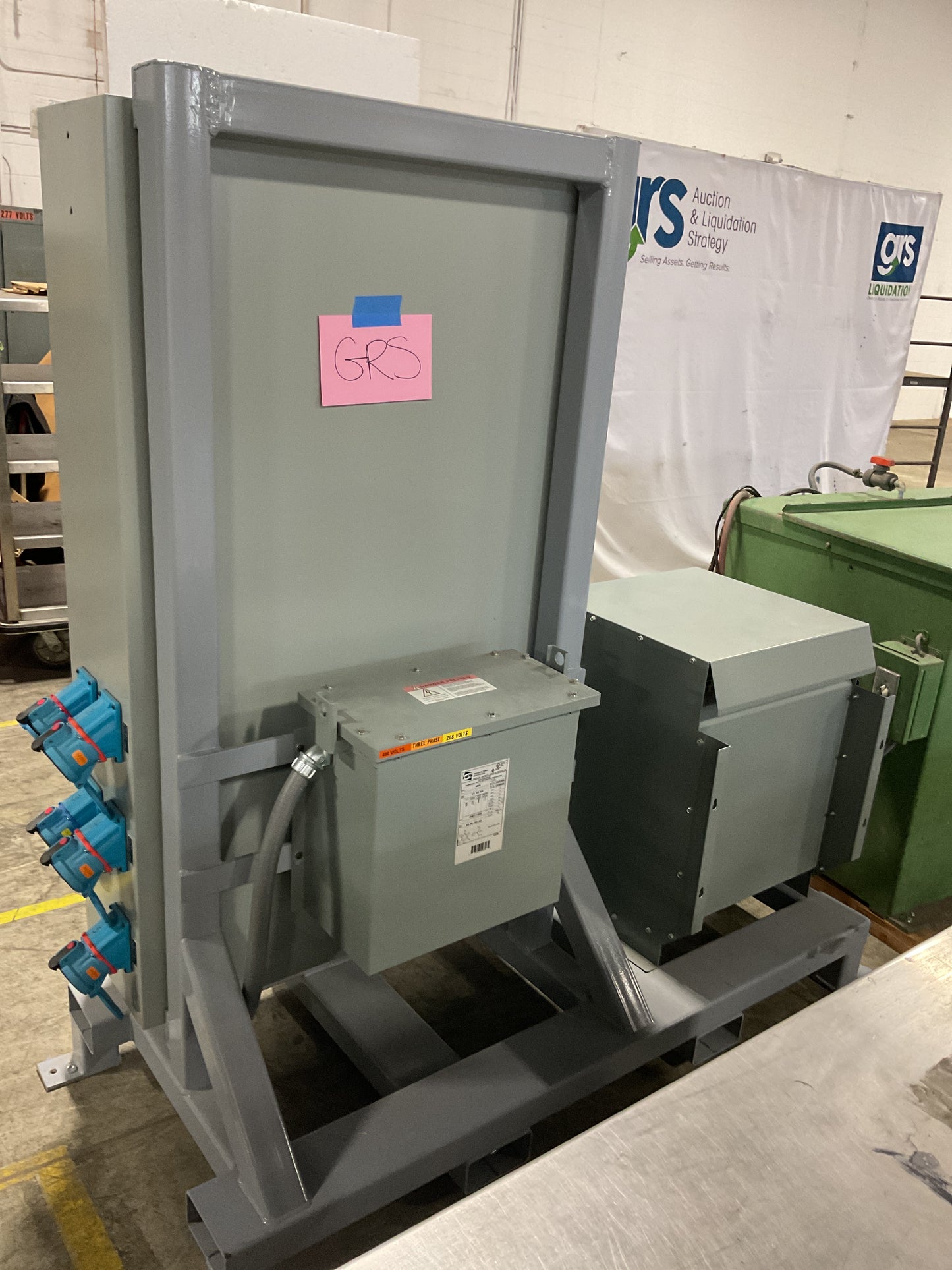 HAMMOND POWER SOLUTION THREE PHASE DRY TYPE TRANSFORMER 45KVA 480V SYSTEM -PREOWNED SURPLUS