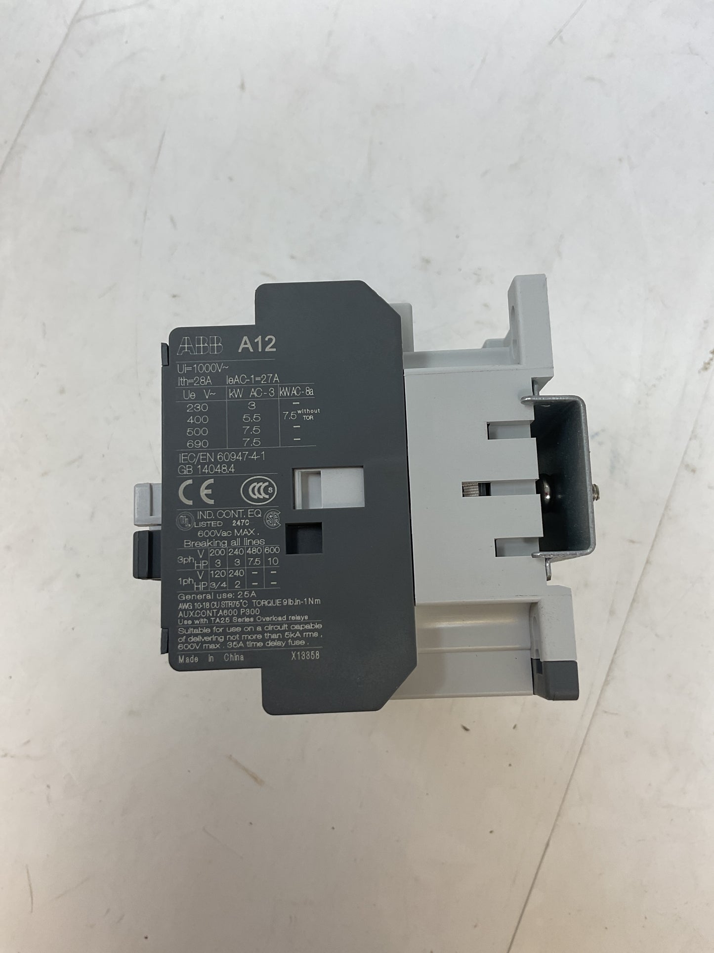 ABB A12-30-10 +A9-30-10 CONTACTOR UNITS - PREOWNED