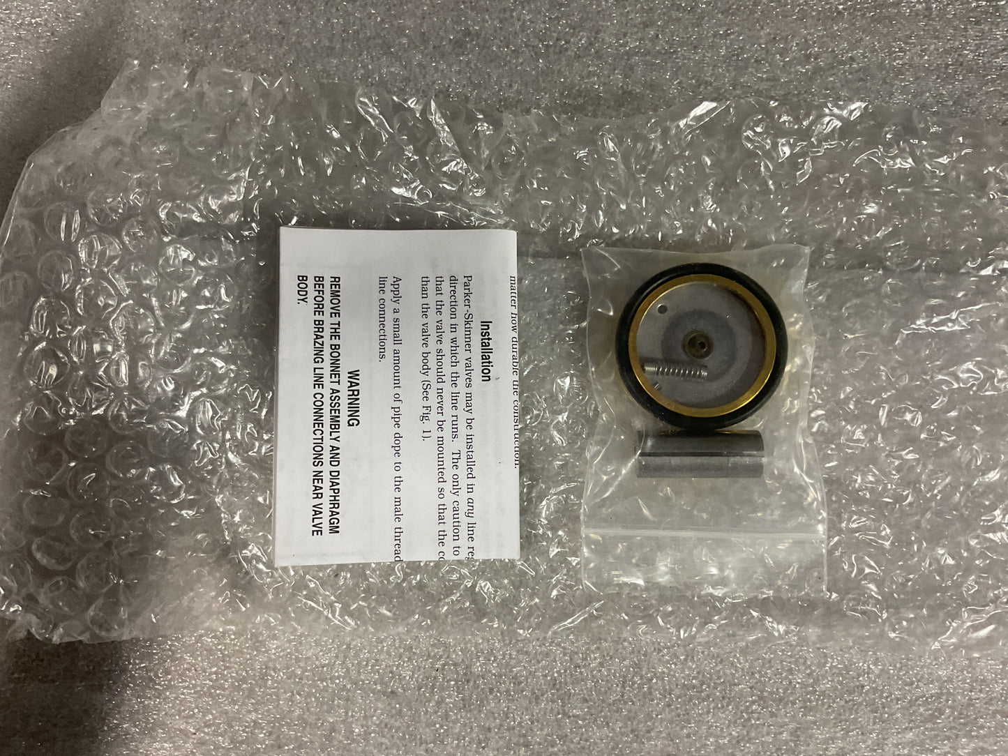 PARKER SERVICE KIT 3/8” 271837 - NOS